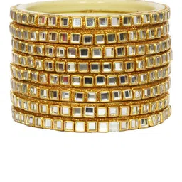 Shinemore Set Of 8 Stone-Studded Bangles image 2