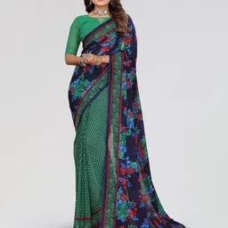 Moda Rapido Floral Poly Georgette Saree-picture-36