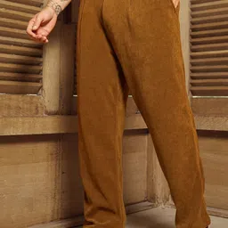 Campus Sutra Men Relaxed Fit Mid Rise Comfort Trousers-image-34