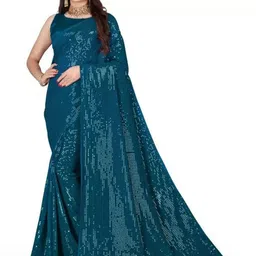 KALINI Embellished Sequinned Saree-picture-10