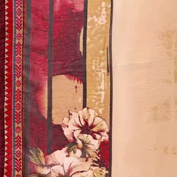 DIVASTRI Floral Print Saree image 3