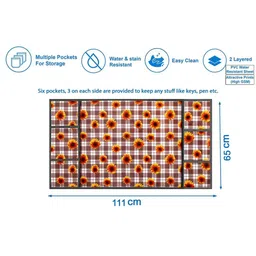 The Furnishing Tree Coffee Brown Printed Refrigerator Cover image 4