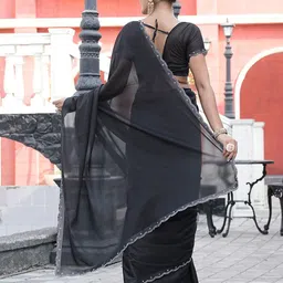 FABMORA Embellished Beads and Stones Saree image 2