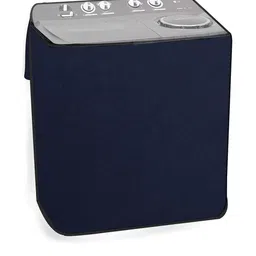 The Furnishing Tree Blue Printed Washing Machine Cover-picture-34