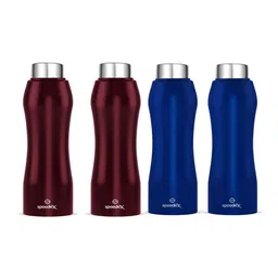 Speedex Blue & Maroon 4 Pieces Stainless Steel Water Bottle - 1000 ml Each-image-23