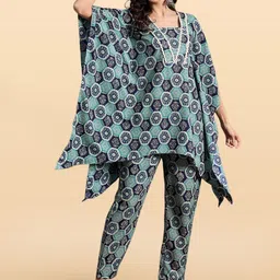 Anouk Rustic Women Printed Regular Kurta with Trousers-picture-26