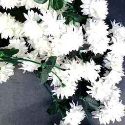 apka mart White 1 Pieces Hanging Orchid Artificial Flower image 3