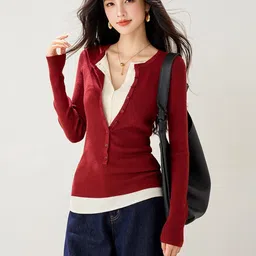 JC Collection Women Ribbed Cardigan image 2