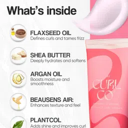 The Curl Co Set Of 3 Strong Hold Curl Cream- 150 g- Gel- 150 g & Curl Cream- 200 g image 3