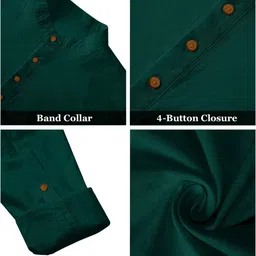 ZELINCO Men Thread Work Kurta image 4