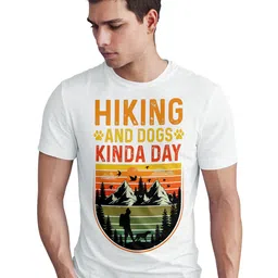 Seekbuylove Typography Printed Round Neck Pure Cotton Bio Finish T-shirt image 5