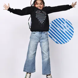 Baawri Girls Embroidered Sweatshirt-picture-13