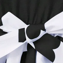 YK Polka Dot Print Flutter Sleeve A-Line Dress image 5