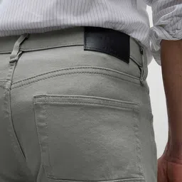 Marks & Spencer 360 Flex Men Slim Fit Mid-Rise Regular Trousers image 5