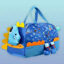Little Surprise Box LLP Kids 3d Dino Legs Theme Duffel Bag-image-4