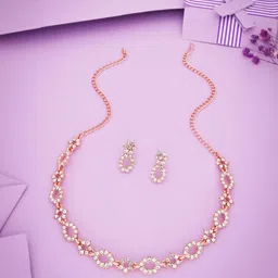 Anouk Gold-Plated American Diamond Studded Jewellery Set-picture-25