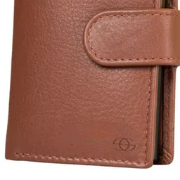 GEO TRENDS Unisex Leather Card Holder image 2
