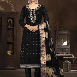 Maroosh Embellished Unstitched Dress Material image 1