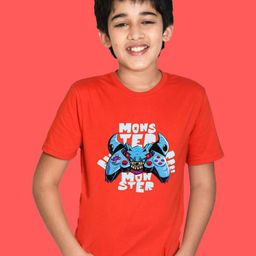 NUSYL Boys Graphic Printed Round Neck Cotton T-shirt-picture-9