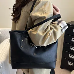 StyleCast x Revolte PU Oversized Shopper Tote Bag image 4