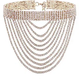 GEHNEY Joy of Jewels Rhinestone & Crystals Studded Layered Necklace-image-63