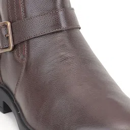 Red Chief Leather Block-Heeled Chelsea Boots image 2