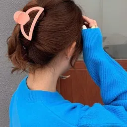 LEKZOW Women Pack of 12 Half Moon Shape Claw Clip image 2