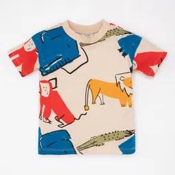DeFacto Boys Conversational Printed Round Neck Cotton T-shirt-picture-35