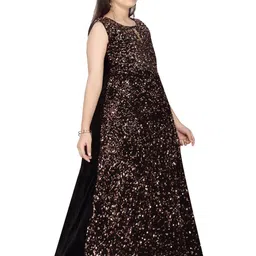 Muhuratam Girls Peach Dresses-picture-20