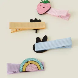 Accessorize Girls Set of 4 Alligator Hair Clip image 4