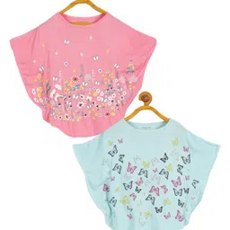 PLUM TREE Girls 2 Printed Extended Sleeves T-shirt-picture-26