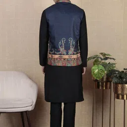 PulseIQ Men Printed Straight Kurta Set-picture-10