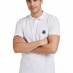 Mast & Harbour Men Brand Logo Polo Collar T-shirt-picture-48