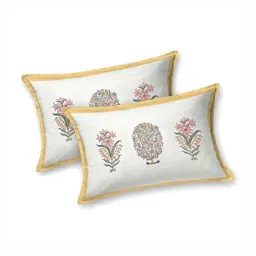 DE CAMA 210 TC Ethnic Motifs King Bedsheet with 2 Pillow Covers image 4