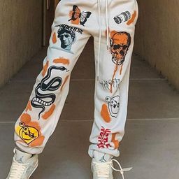KPOP Women Printed Original Trousers-picture-10