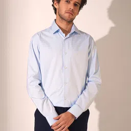SELECTED Men Spread Collar Solid Cotton Formal Shirt-picture-39