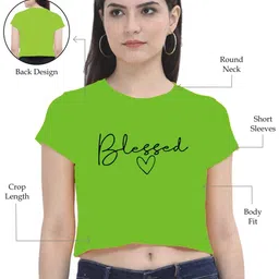 100luck Girls Casual Cotton Blend Top (Multicolor, Pack of 2) image 2