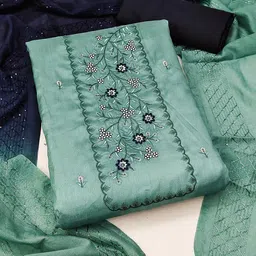 SHADOW & SAINING Embroidered Unstitched Dress Material-picture-37