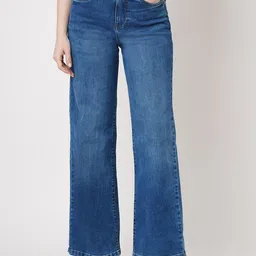 Kraus Jeans Women Wide Leg High-Rise Light Fade Jeans-picture-19