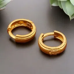 SHREE KRISHNA SHOPPING Gold-Plated Brass Earrings image 1