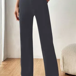 TOOCHKI Women Relaxed Straight Leg High-Rise Trousers-picture-36