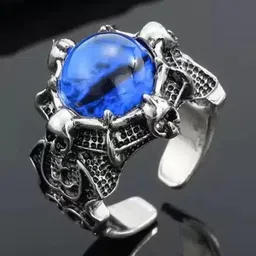 Ringzinnie Eye-Shaped Stone-Studded Adjustable Finger Ring-picture-17