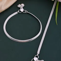 Silvermerc Designs Silver-Plated Anklet-picture-13