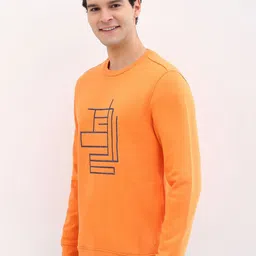 Allen Solly Men Printed Pullover Cotton Sweatshirt image 2