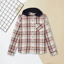 max Boys Tartan Checks Checked Casual Shirt-image-84