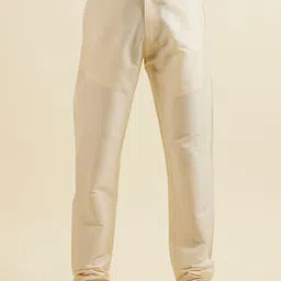 Manyavar Self Design Tailored-Fit 3 Piece Suit image 3