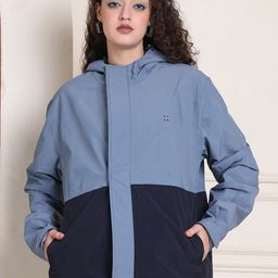 HOUSE OF VEDAS Women Colourblocked Windcheater and Water Resistant Outdoor Sporty Jacket with Embroidered-picture-34