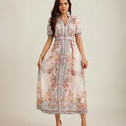 JC Collection Floral Print Maxi Dress-picture-17
