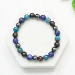 Love Rocks Unisex Crystals Beaded Elasticated Bracelet-picture-23