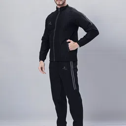 sport sun Solid Men Track Suit image 2